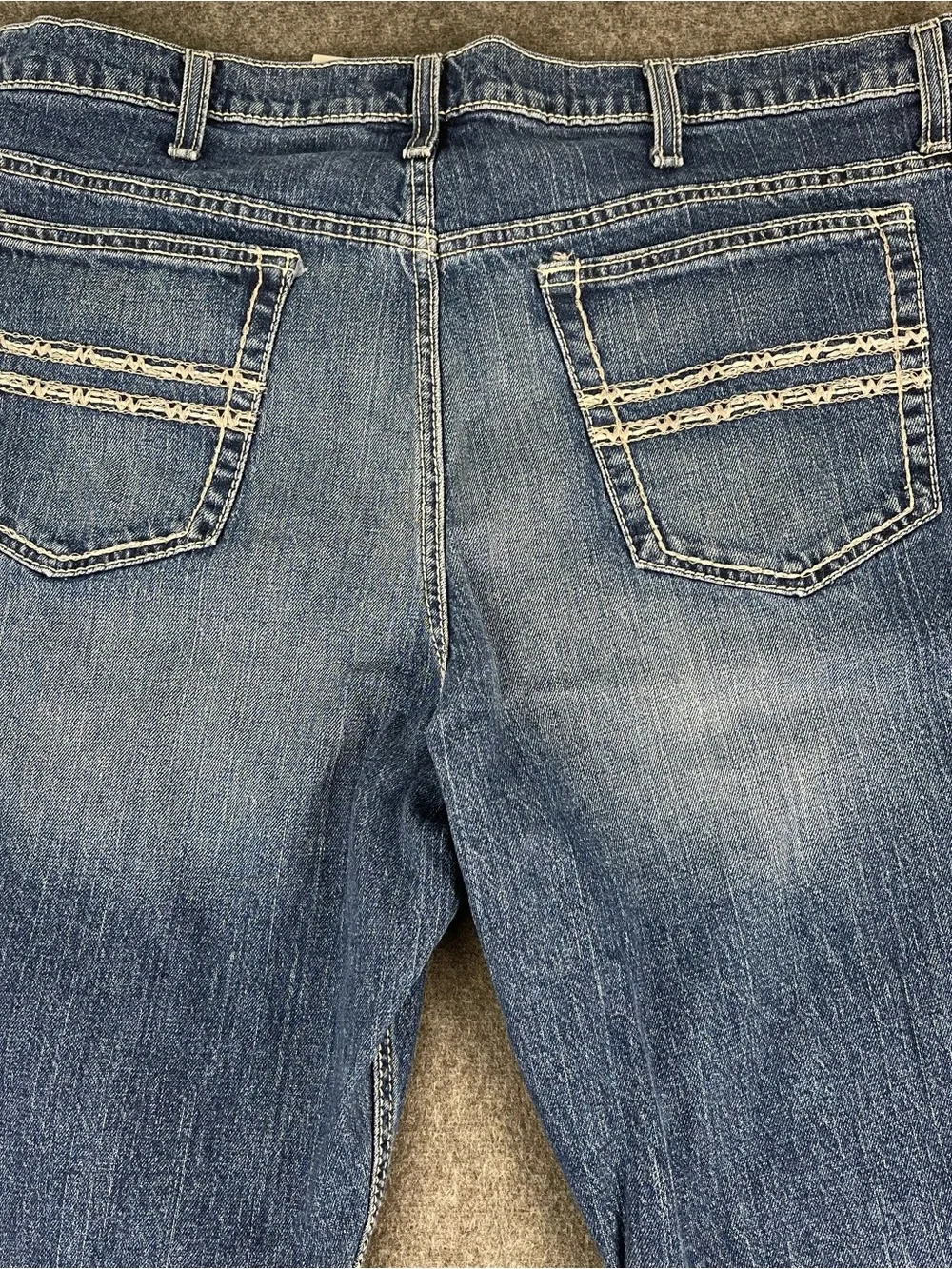 Cinch Mens White Label 031 Relaxed Medium Stone Jeans 38x38 Mb92834031 Cowboy